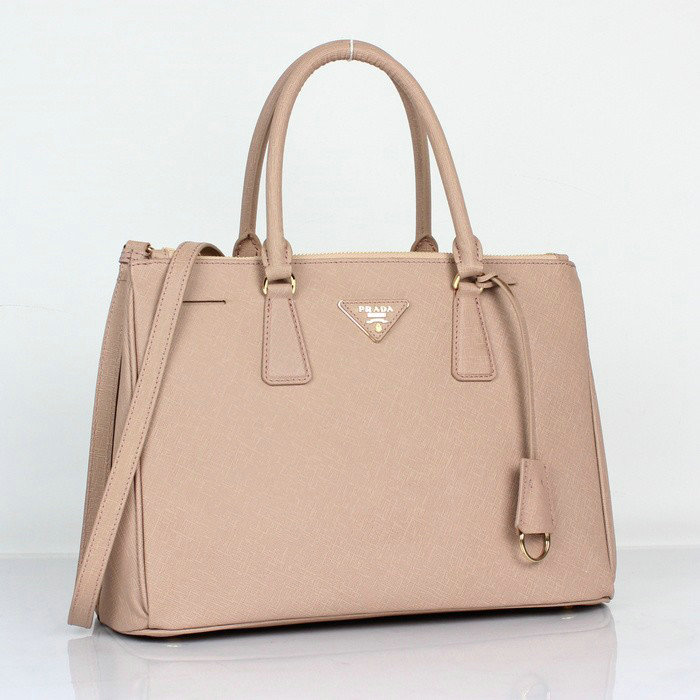 2014 Prada saffiano calfskin 33cm tote BN2274 light pink